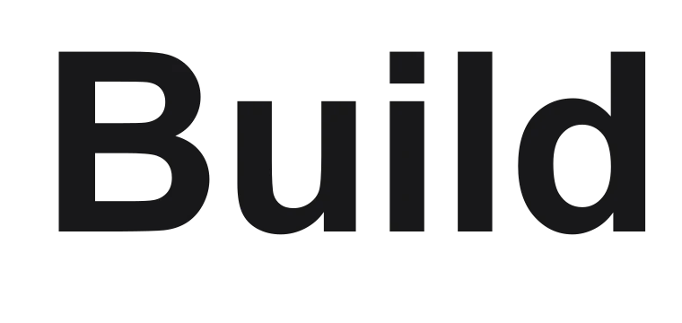 Build · dark ink